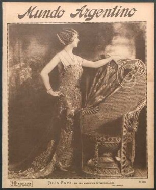 Julia Faye, en una magnífica interpretación [Fotografía]