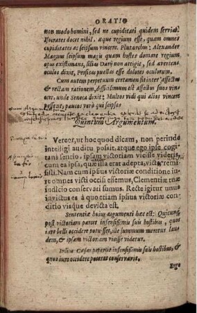 Quintum Argumentum