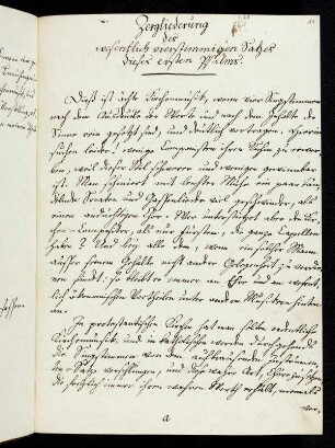 Zergliederung des wesentlich vierstimmigen Satzes dieses ersten Psalms