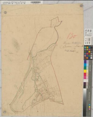 Bürgermeisterei Stockheim, Gemeinde Kreuzau, Section Lettre K dite Kreuzau 1: 2500 (alte Urkarte)