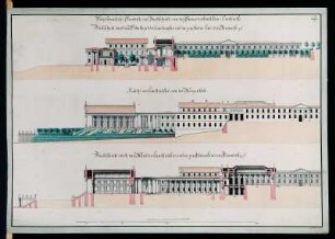 Wahrscheinliche Standriße und Durchschnitte von des Plinius toscanischen Landhauße