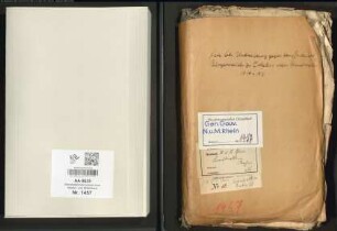 Untersuchung gegen den Bürgermeister von Erkelenz, Franz Joseph Gerckrath, wegen Dienstvergehens