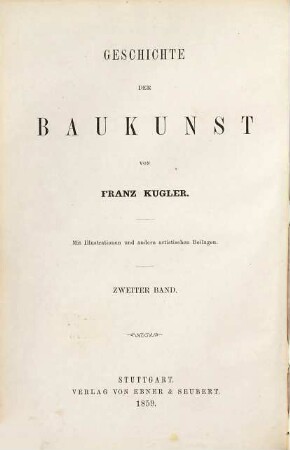 Geschichte der Baukunst. 2, Geschichte der romanischen Baukunst