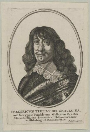 Bildnis des Königs Friedrich III. von Dänemark, Domprobst zu Halberstadt