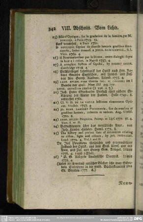 Neunter Abschnitt von der Wärme und Kälte
