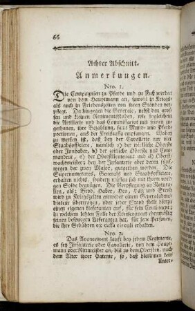 Achter Abschnitt. Anmerkungen.