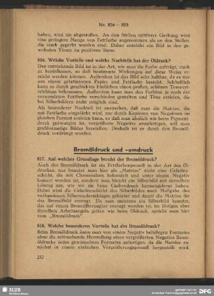 Bromöldruck und -umdruck