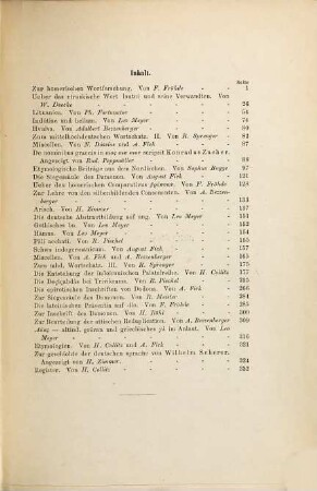 Beiträge zur Kunde der indogermanischen Sprachen. 3, 3. 1879