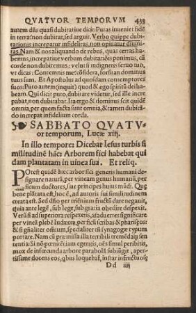 Sabbato Quatuor temporum ...