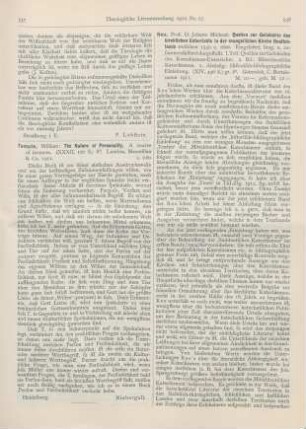 538-540 [Rezension] Reu, Johann Michael, Quellen zur Geschichte des kirchlichen Unterrichts in der evangelischen Kirche Deutschlands zwischen 1530 und 1600. 1. Teil: 2. Bd. 1. Abteilg