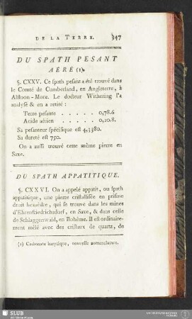 Du Spath Appatitique