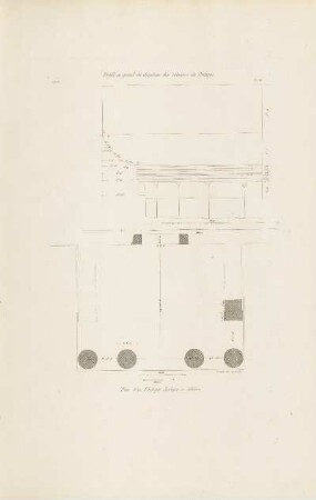 Abb.: Pl. 89 Profil en grand du chapiteau des colonnes du Portique