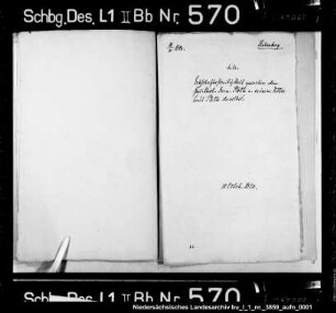Erbschaftsstreit zwischen dem stud. theol. Hermann Plette und seinem Vetter Cord Plette, Bürger zu Rodenberg