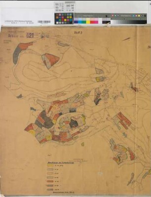 Berleburg (Bad Berleburg), Flurbereinigung Berleburg, Fichtenalterklassen Bl.1 1950/51