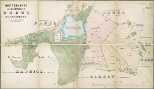 N° IV; Mutterkarte von der Hoffeldmark Dabel, D.A. Sterberg