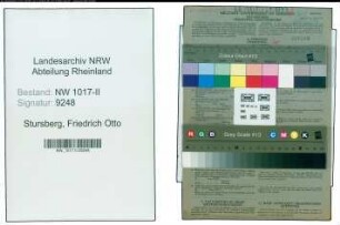 Entnazifizierung Friedrich Otto Stursberg , geb. 16.10.1905 (Hochbautechniker)