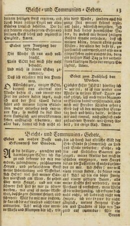 Gebet um wahre Buße und Erkänntniß der Sünden.