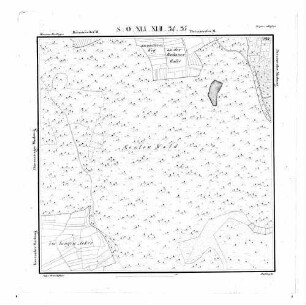 Kartenblatt SO XLI XLII 34 35 Stand 1822 ca. (Multiblatt 1:5000)