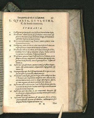 [Lex quarta et ult. C. de bon. mat.]