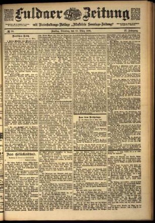 Ausgabe vom Dienstag, den 13. März 1900.