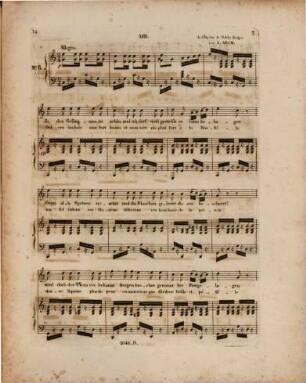 Le fidèle berger = (Zum treuen Schäfer) : opéra comique en 3 actes, 8. Air: Oui ces cachots sont fort beaux = Ja dies Gefängnis ist schön. - 9 S.