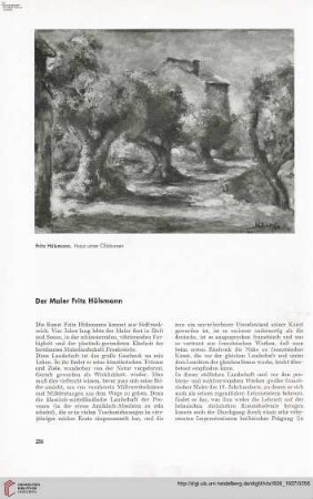 52: Der Maler Fritz Hülsmann