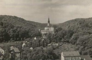 Weesenstein, Schloss, Blick ins Müglitztal
