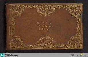 Stammbuch von Charlotte von Calisch - Cod. Karlsruhe 2967