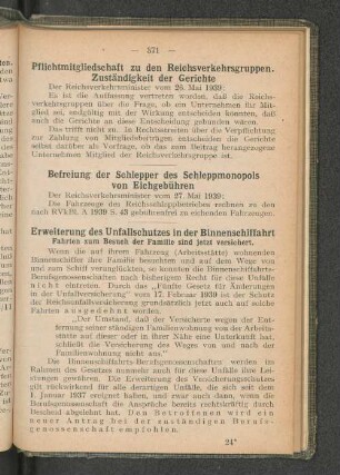 Pflichtmitgliedschaft zu den Reichsverkehrsgruppen. Zuständigkeit der Gerichte.