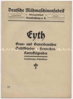 Eyth Mähmaschinen