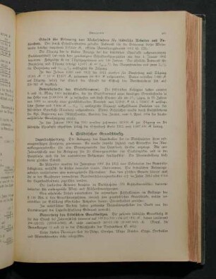 4. Städtischer Grundbesitz.