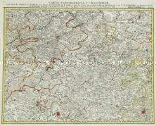 Grand Atlas . Bl. 38 (Namur, Liége, Limburg, Bouillon, Luxemburg...): Contenante le Comté de Namur, une Partie de l'Eveché De Liege et des Duchés De Limbourg, De Bouillon et De Luxembourg, ce dernier divisé en Quartiers Wallon et Allemand, etc.