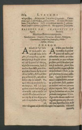 Charontis Et Mercurij.