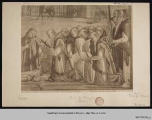 Bildausstattung : Lebensszenen des heiligen Hieronymus : Trauerfeier des heiligen Hieronymus