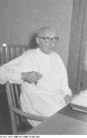 Dresden. Stadtverordnete. Dr. Victor Otto(?) als Stadtverordneter, 1958