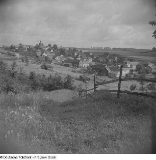 Blick in ein Dorf