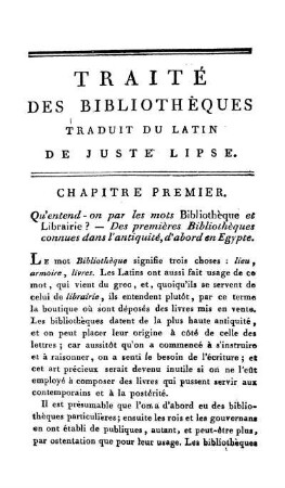 Chapitre Premier - Chapitre XI.