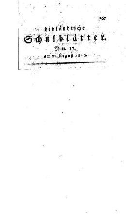 Literarische Anzeige : [74.]