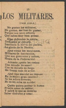 Los Militares. : (Paso Doble.)