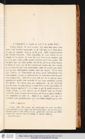 231ste Publication - Aus den Briefen der Herzogin Elisabeth Charlotte von Orléans an Étienne Polier de Bottens