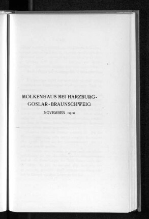 Molkenhaus bei harzburg-Goslar-Braunschweig November 1910