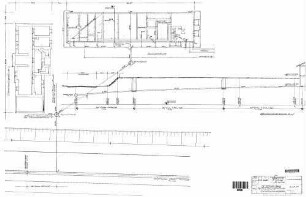 Böblingen: Neues Basagebäude, Entwässerungsplan Nebengeb.