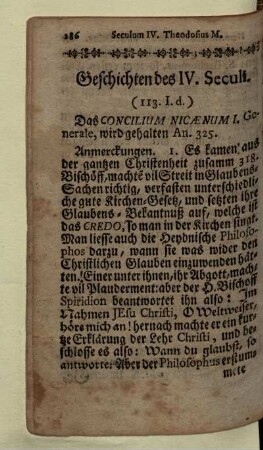 Geschichten des IV. Seculi