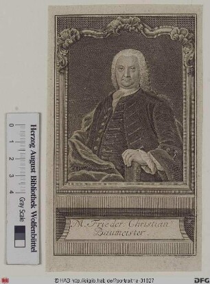 Bildnis Friedrich Christian Baumeister