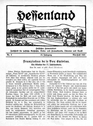 Nr.5, Mai-Heft 1921