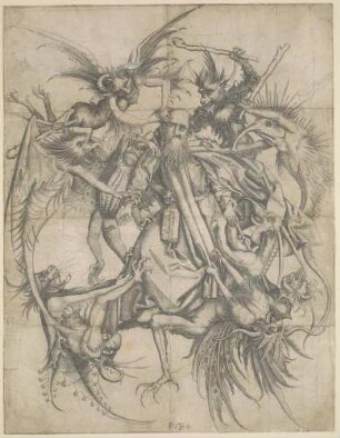 Der heilige Antonius, von Dämonen gepeinigt