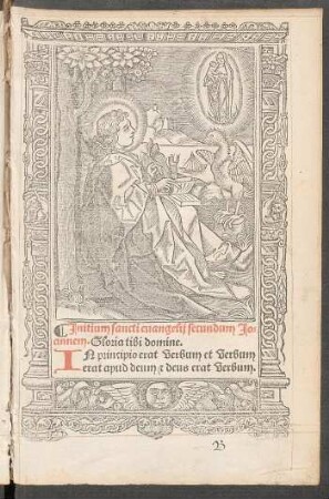 Initium sancti euangeli secundum Ioannem.