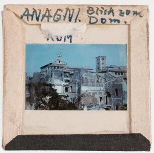 Anagni: Blick vom Dom (Foto 1944)