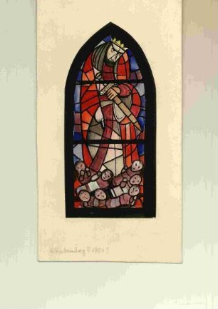 Entwurf für ein Glasfenster in der Evangelischen Kirche in Altenbamberg
