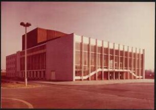 Stadttheater (später: Heinz-Hilpert-Theater), Lünen: Außenansicht Nordwesten